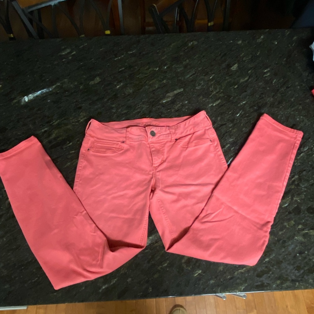 Maurices Jeggings, Color: Salmon (pink’ish) Size: M-R